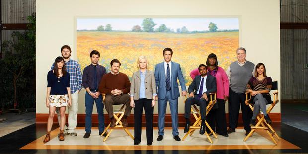 The cast of Parks and Recreation.