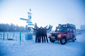 A group of Brits recently drove a Land Rover to the `Pole of Cold' - the point in Siberia that has recorded the coldest temperatures in history
