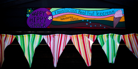 The Happy Hippy Shack at Waihi. Photo / Babiche Martens