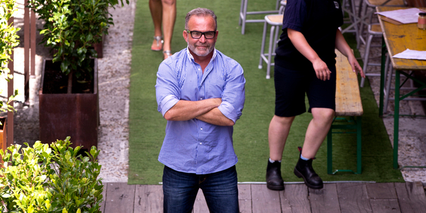 One of Andy Davies' best-known projects is Ponsonby Central, the market-like complex that houses retailers and an eclectic mix of eateries. It's where he has his office. Photo / Dean Purcell