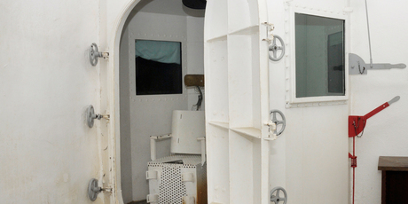 The gas chamber at the former Missouri State Penitentiary in Jefferson City is now a tourist attraction. Photo / AP