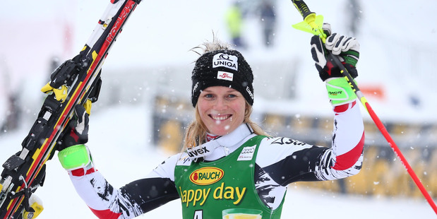 Marlies Schild is the subject of a kidnap threat made against her and her Austrian teammate Janine Flock at the Sochi Games. Photo / AP