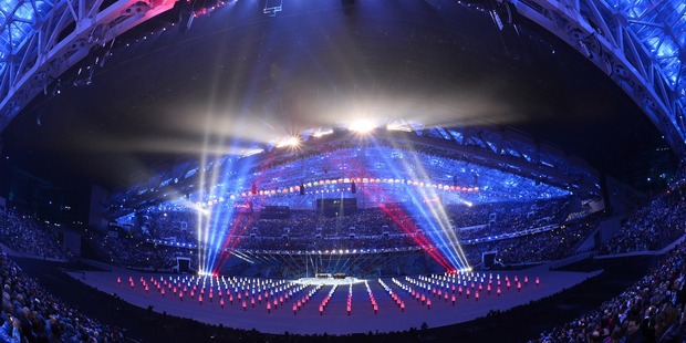 Dancers were well received during the opening ceremony at Sochi, Russia. Photo / AP