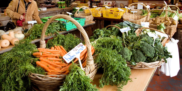 Fresh local produce is for sale at a number of Auckland farmers' markets.
Photo / Babiche Martens