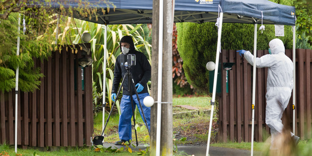Police staff checked the scene in Taupo last year after Wiremu Birch was killed.