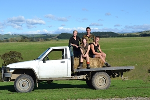 Pete and Tessa McKay, alpaca farmers featured in a 2011 episode of the long running Country Calendar.