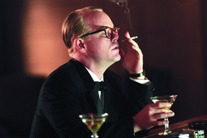 Philip Seymour Hoffman stars as writer and raconteur Truman Capote in Bennett Miller's film 'Capote' about the story behind Capote's book 'In Cold Blood'.