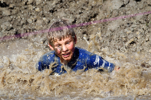 Soak up all the fun in a mud run.
Photo / Duncan Brown