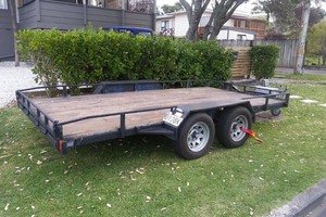 One of the stolen trailers.