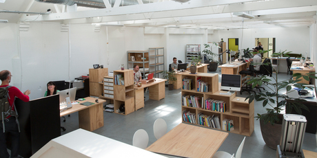The Bridge Street Collective coworking space. Photo / Daniel Rose