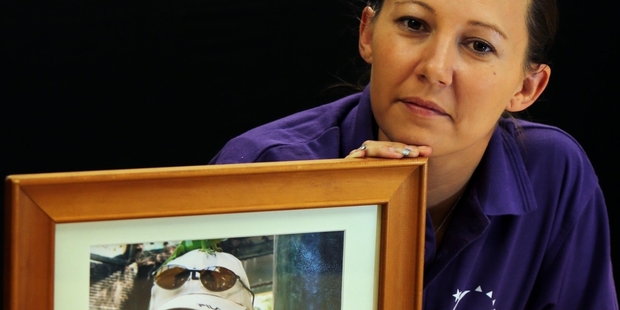 Tash Cotterill-Haenga is urging people to get their teams together for the Cancer Society's Relay for Life in March. She started being involved in the relay after her father Wayne, pictured, passed away seven years ago after battling cancer. Photo/John Stone