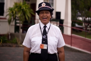 Maori warden Mihipati Nelson said it was a busy and "awesome" day.