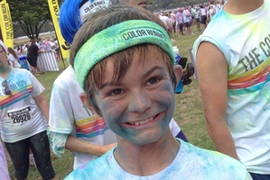 Louis Corbett did the Pukekohe Color Run last month and would really like to see the Boston Celtics play. Photo / AP