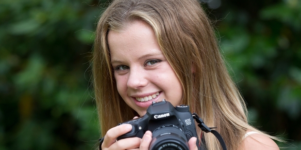 Cordelia Norris, 15, winner of the Herald summer holiday photography competition. Photo / Richard Robinson