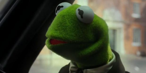 A still from Muppets: Most Wanted.