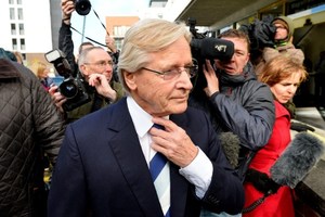 File photo of British television actor William Roache at Preston Magistrates Court. Photo / AP