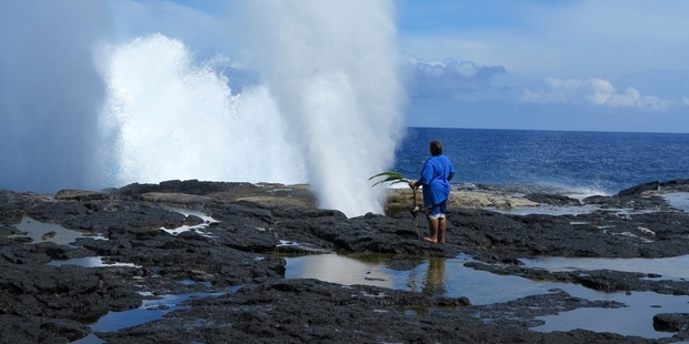 The Alofaaga Blowholes. Photo / Amelia Wade