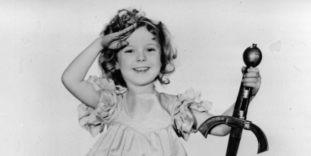 Child actress Shirley Temple in 1933.