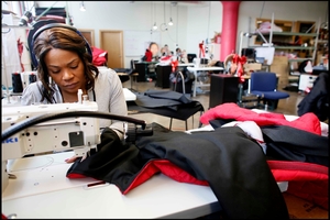 Taya James works for the Empowerment Plan. Photo / Angela Catlin