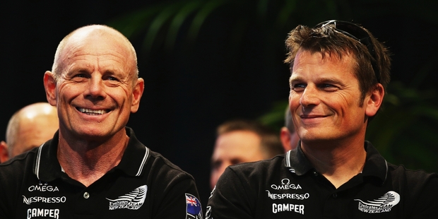 Grant Dalton and Dean Barker are working together more closely than ever. Photo / Getty Images