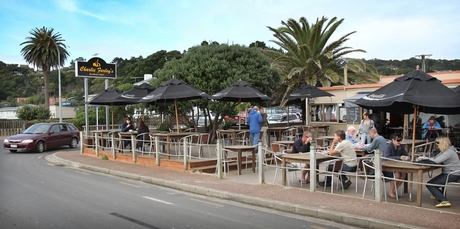 Charlie Farley's is a popular Onetangi bar.