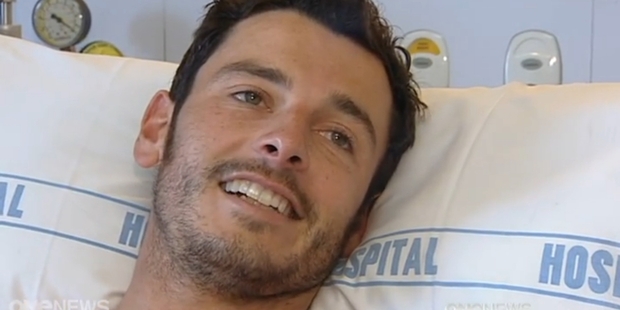 Darren Mills describes his terrifying ordeal while in Southland Hospital. Photo / One News