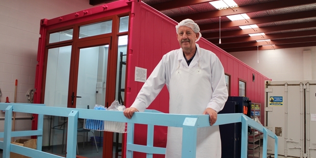 Ross McCallum says Pride & Joy's mini-factories are sophisticated and are highly transportable to any location in the world.