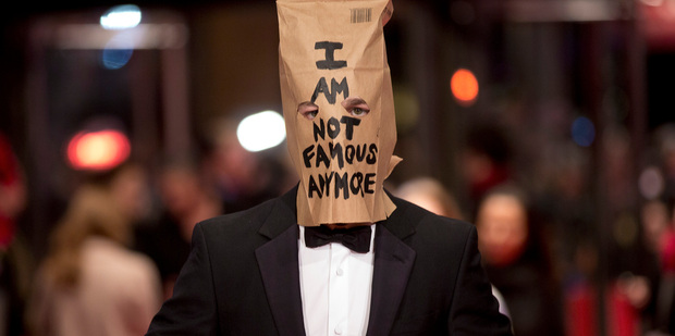 Actor Shia LaBeouf poses for photographers on the red carpet for the film Nymphomaniac in Berlin. Photo/AP