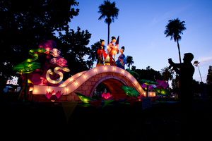 The Auckland Lantern Festival in Albert Park. Photo / File / Dean Purcell