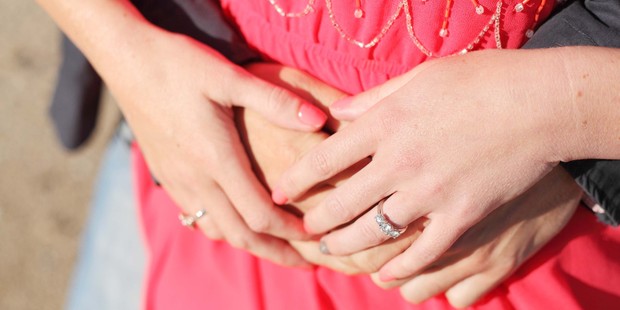 An engagement ring is a symbol of commitment and love. Photo / Lucy Rice