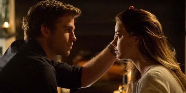 Liam Hemsworth and Amber Heard.