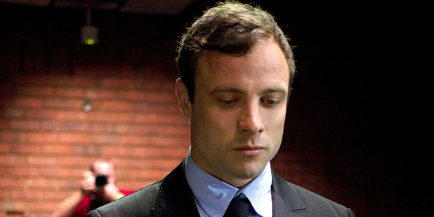 Oscar Pistorius appears at the magistrates court in Pretoria, South Africa. Photo / File / AP