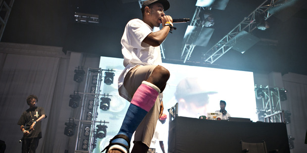 Odd Future in concert. Photo / AP