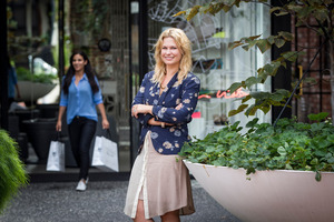 Kathryn Wilson, shoe designer, was one of the first retailers tomove into Britomart. Photo / Michael Craig