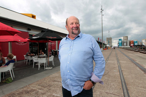Peter Parkin, owner of Jack Tar Bar at North Wharf, was initially nervous. Photo / Doug Sherring