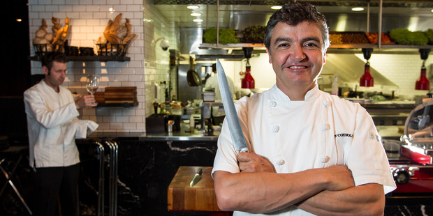 Chef Sean Connolly at his restaurant, The Grill. Photo / Michael Craig