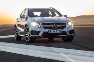 The Mercedes GLA45 AMG was debuted at the Detroit Auto Show. Photo / Supplied