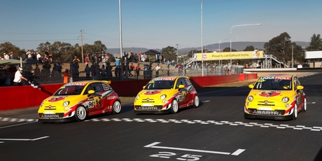Abarth 695 Assetto Corse Fiat 500s have finished strongly in the 2014 Bathurst 12 Hour endurance race