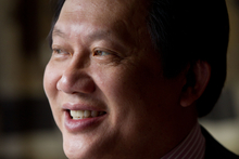 Commentator Arthur Lim. Photo / Richard Robinson