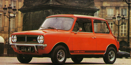 An early seventies Mini 1275 GT