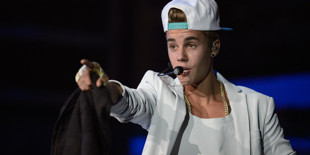 Troubled star, Justin Bieber. Photo / AP