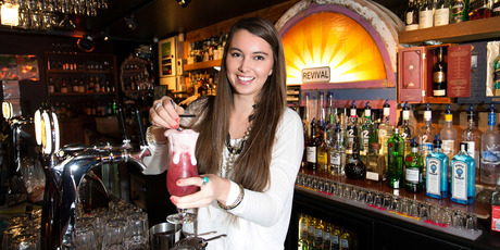 Clare Laredo of Revival Bar in Christchurch. Photo / Martin Hunter