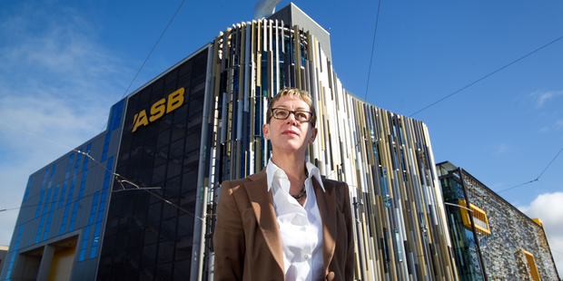 ASB chief executive Barbara Chapman. Cash net profits at the bank rose 12 per cent in the six months to the end of December 2013. Photo / Richard Robinson