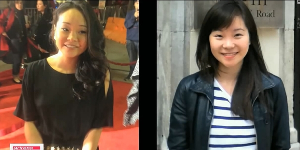 Samantha Futerman (left) and Anais Bordier plan to make a documentary.