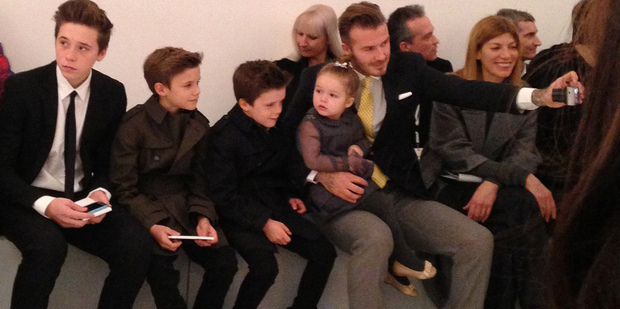 The Beckham's know the importance of social media and the internet. Photo / AFP