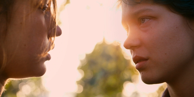 Adele Exarchopoulos and Lea Seydoux both contribute spellbinding performances in Blue is the Warmest Colour.