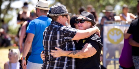Claire Southern and her partner Kerrie Vasey. Photo / Dean Purcell