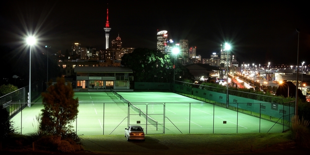 Tennis clubs may have to turn the lights off at 6pm on a Sunday. Photo / Greg Bowker