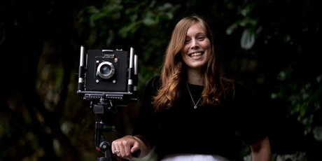 Chloe Riddell is studying towards a master of fine arts degree at Auckland University. Photo / Dean Purcell