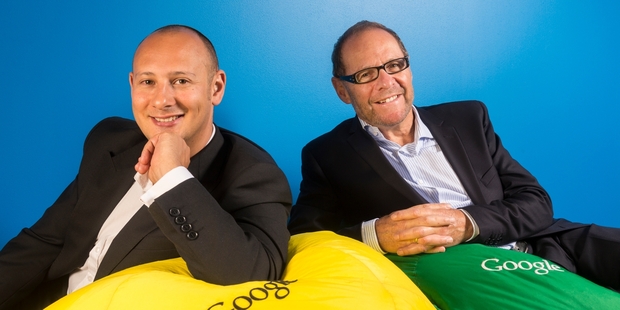Richard Conway (left) has been supported in his Pure SEO venture by Tony Falkenstein of The Harvard Group.